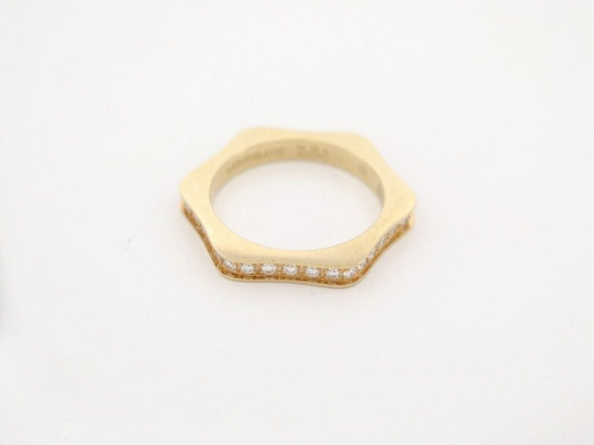 Bague 58 bague MONTBLANC 4810 small mb102490 t58 diamants 0.65ct or jaune 18k 58 Facettes 251865