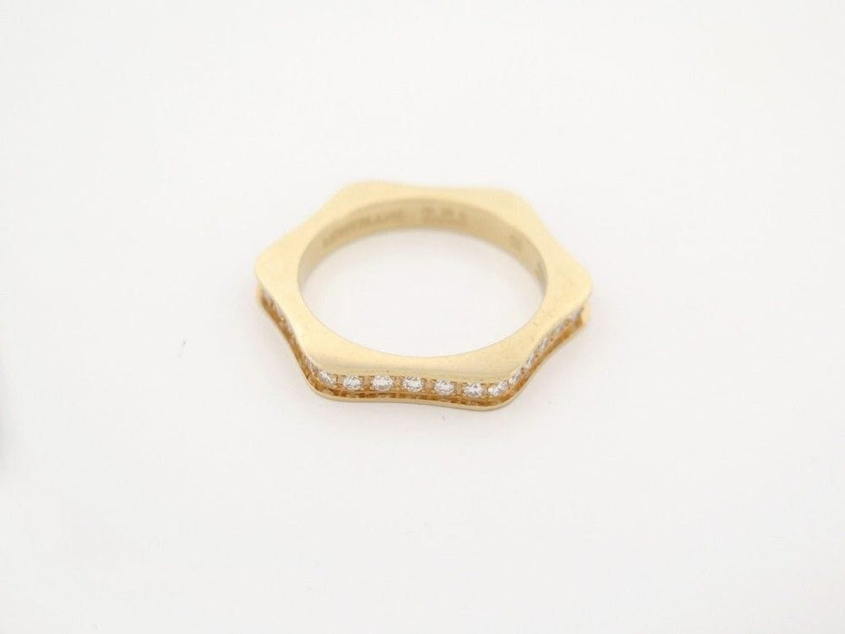 Bague 58 bague MONTBLANC 4810 small mb102490 t58 diamants 0.65ct or jaune 18k 58 Facettes 251865