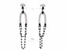 Boucles d'oreilles Boucles d'oreilles Pendants Or blanc Diamant 58 Facettes 578657RV