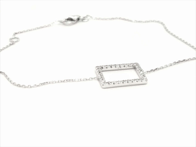 Bracelet Bracelet Graphique Or blanc Diamant 58 Facettes 579217RV