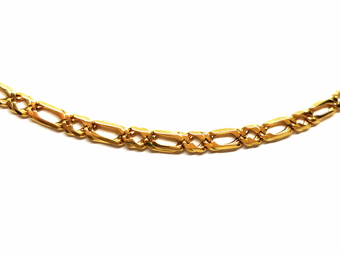 Collier Collier Maille alternée Or jaune 58 Facettes 1573276CN