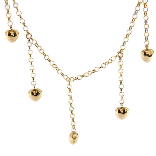 Collier Collier pendentifs coeurs 58 Facettes 29554