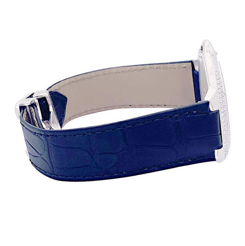 Montre Montre Cartier "Ballon Bleu" or blanc, diamants. 58 Facettes 33459