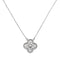 Collier Collier Van Cleefs & Arpels "Vintage Alhambra" en or blanc et diamants. 58 Facettes 31024