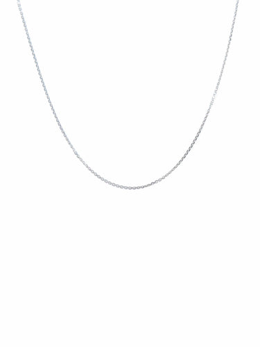 Collier Or Blanc CHAINE OR BLANC 58 Facettes CH082W