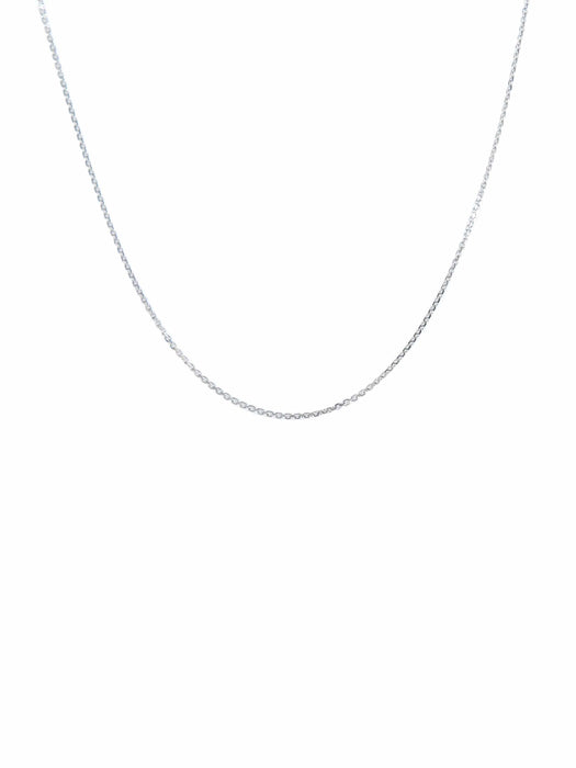 Collier Or Blanc CHAINE OR BLANC 58 Facettes CH082W