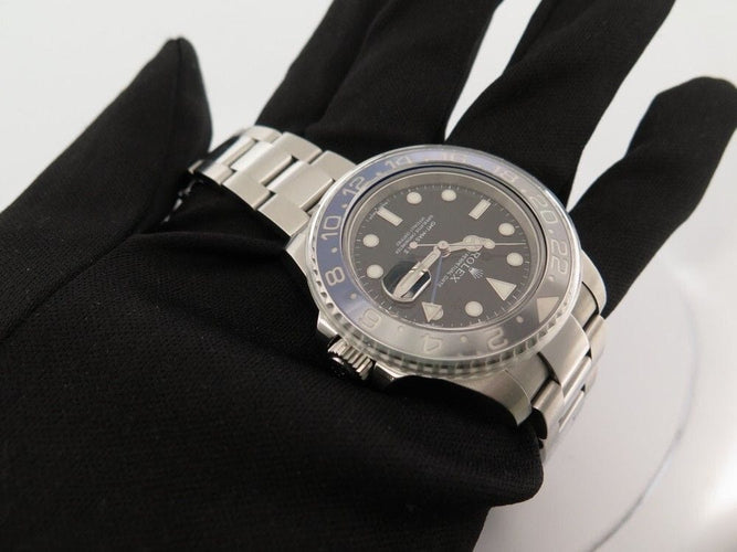 Montre montre ROLEX batman gmt-master ii oyster perpetual automatique 40 mm 58 Facettes 256322