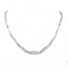 Collier Longueur : 41 cm / Blanc/Gris / Or 750 Collier diamants 58 Facettes 200183R