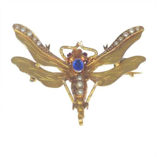 Broche Broche Libellule victorienne 58 Facettes 23131-0271