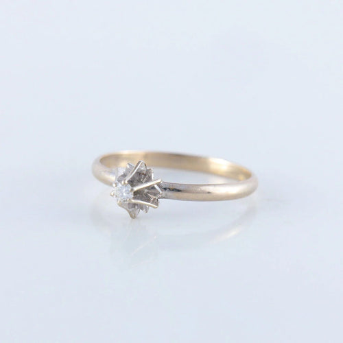 Bague 51 Bague Solitaire Diamant 0.05ct 58 Facettes JE119