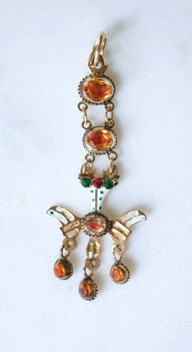 Pendentif Pendentif Saint Esprit, Or et Email 58 Facettes