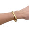 Bracelet Bracelet semi rigide or jaune. 58 Facettes 32155