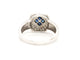 Bague 57 Bague Or blanc Saphir 58 Facettes 879865CD