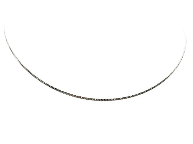 Collier Collier Maille gourmette Or blanc 58 Facettes 1639541CN