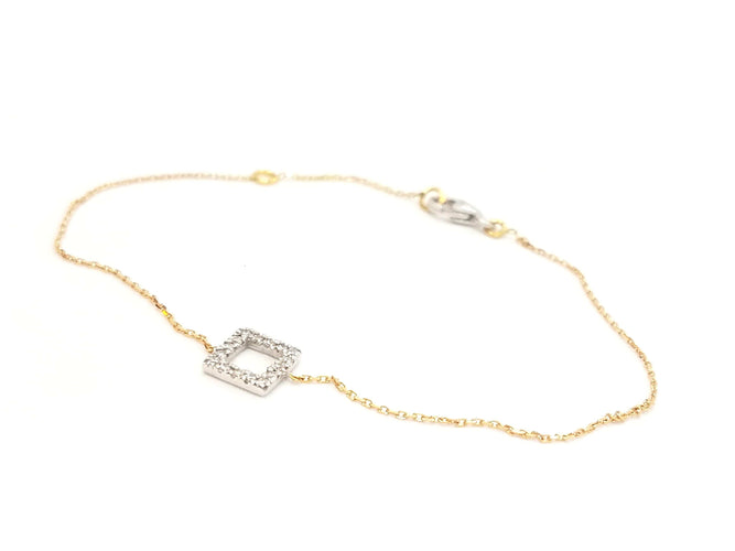 Bracelet Bracelet Graphique Or blanc Diamant 58 Facettes 579181RV