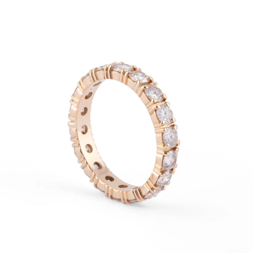 Bague Alliance américaine en diamant et or 58 Facettes 1