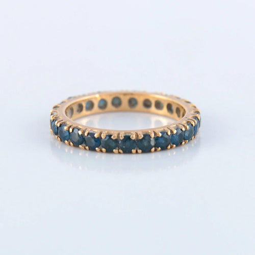 Bague 55.5 Alliance américaine Saphirs 58 Facettes JE97