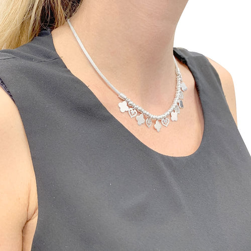 Collier Collier O.J.Perrin, "Légendes", or blanc. 58 Facettes 32889