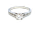 Bague 53 Bague Solitaire Or blanc Diamant 58 Facettes 578713RV
