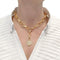 Collier Collier Pomellato "Sabbia" en or rose et diamants bruns. 58 Facettes 31399