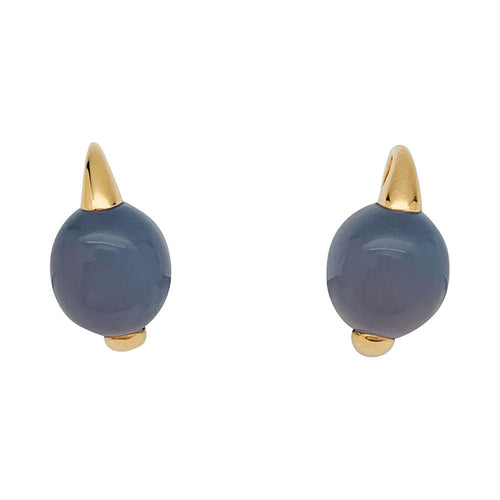 Boucles d'oreilles Boucles d'oreilles Pomellato, "Luna", or rose et calcédoine. 58 Facettes 31681