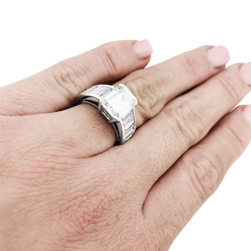 Bague 49.5 Bague Edouard Nahum diamant 3,31 carats en or blanc. 58 Facettes 30746