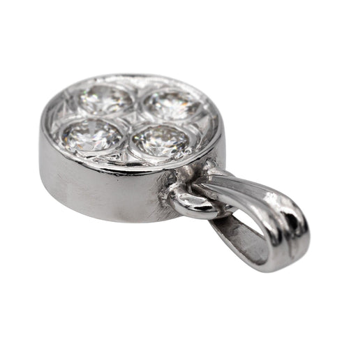 Pendentif Pendentif Or blanc Diamant 58 Facettes 2747973CN
