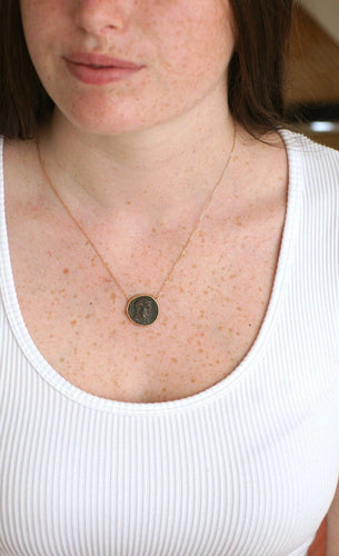 Collier Collier pièce romaine Magnence 58 Facettes