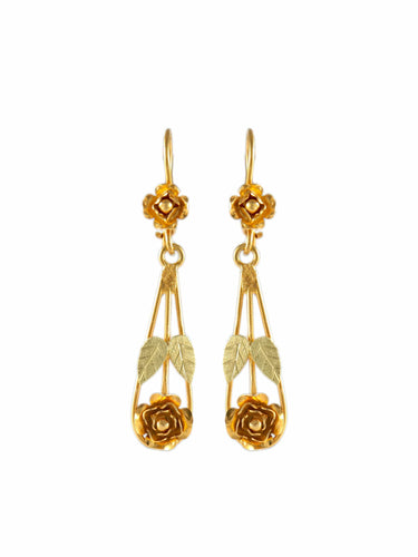 Boucles d'oreilles BOUCLES D'OREILLES "FLORALE" OR 58 Facettes BO/220016