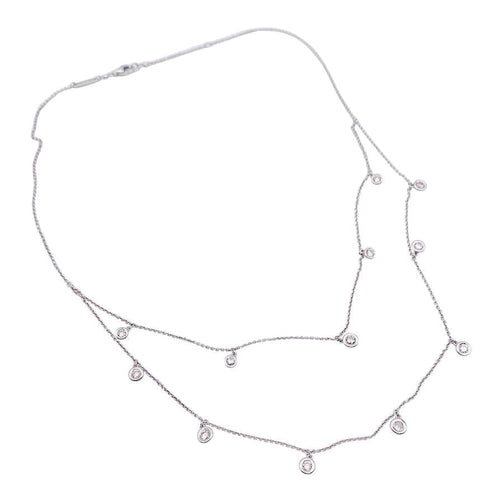 Collier Collier Messika or blanc, diamants. 58 Facettes 33065