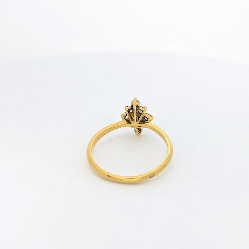 Bague Bague or jaune et diamants 58 Facettes 27308