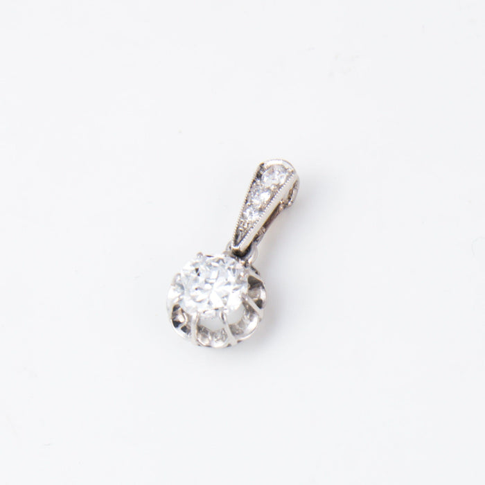 Pendentif Pendentif diamant solitaire 58 Facettes