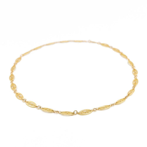 Collier Collier Maille filigrane Or jaune 58 Facettes 1907918CN