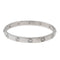 Bracelet Cartier Bracelet Jonc Love Or blanc Diamant 58 Facettes 2873481RV