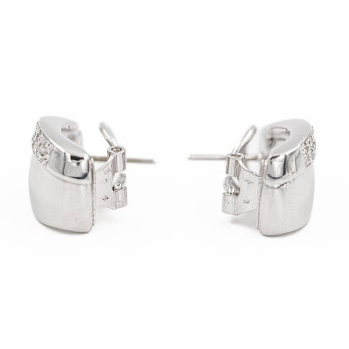 Boucles d'oreilles Boucles d'oreilles Or blanc Diamant 58 Facettes 2201972CN