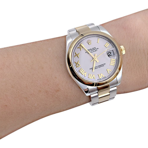 Montre Montre Rolex or et acier Oyster Date 58 Facettes 32636