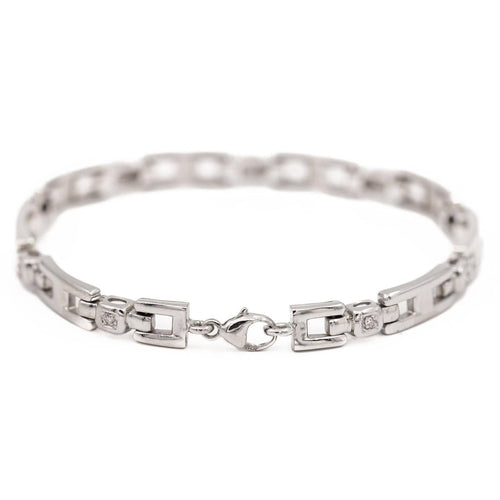 Bracelet Bracelet Or blanc diamant 58 Facettes 2360855CN