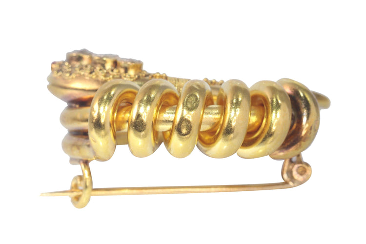 Broche Broche serpent, diamants, rubis 58 Facettes 23009-0010