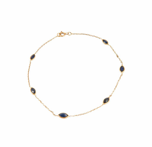 Bracelet BRACELET NOA TANZANITE & OR 58 Facettes BO/230006//