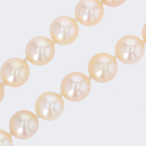 Collier Grand sautoir en perles de culture et fermoir émaillé 58 Facettes 21-746