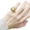 Bague 46 Bague Chanel, Baroque, or jaune, perles. 58 Facettes 32444