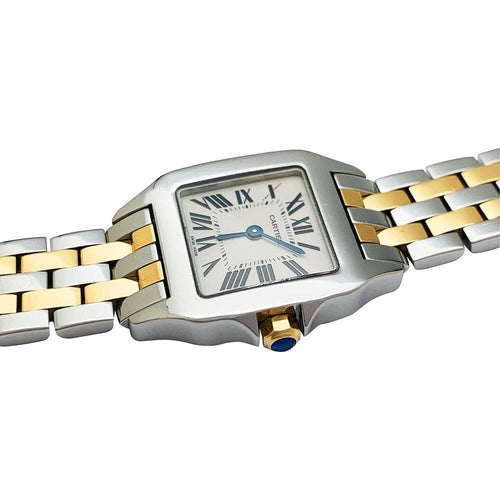 Montre Montre Cartier, "Santos demoiselle", or et acier. 58 Facettes 31309
