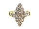 Bague 56 Bague Marquise Or jaune Diamant 58 Facettes 1588949CN