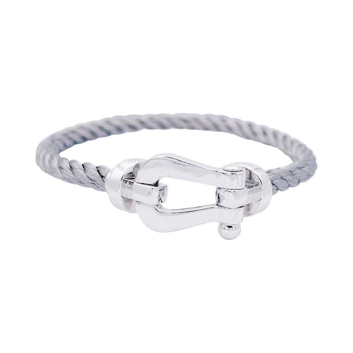 Bracelet Bracelet Fred, "Force 10", platine et acier. 58 Facettes 33117
