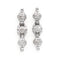 Boucles d'oreilles Boucles d'oreilles Art déco Or blanc Diamant 58 Facettes 1986224CN