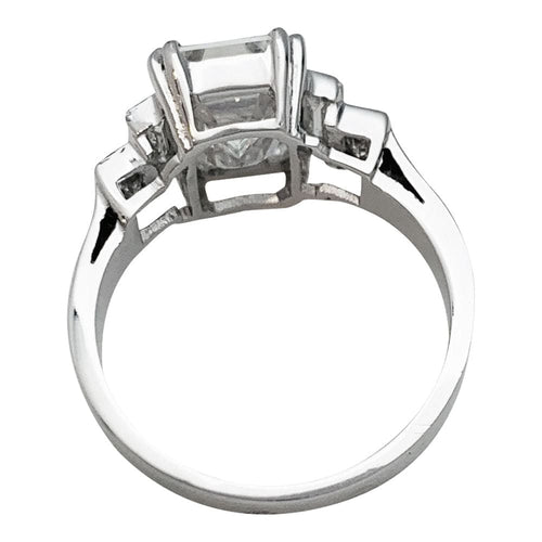 Bague 54 Bague diamant 3,05 carats en or blanc. 58 Facettes 30698