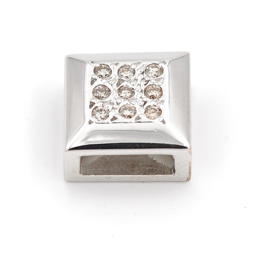 Collier Pendentif Or blanc Diamant 58 Facettes 1650249CN