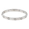 Bracelet Cartier Bracelet Jonc Love Or blanc Diamant 58 Facettes 2873481RV