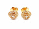 Boucles d'oreilles Boucles d'oreilles Fleur Or rose Diamant 58 Facettes 578707RV
