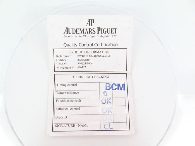 Montre montre AUDEMARS PIGUET royal oak offshore 44 mm or rose 18k 58 Facettes 254818